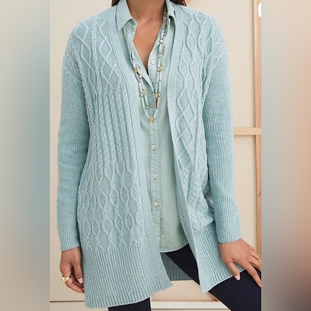 Chico’s Cardigan Sweater - Cable Knit